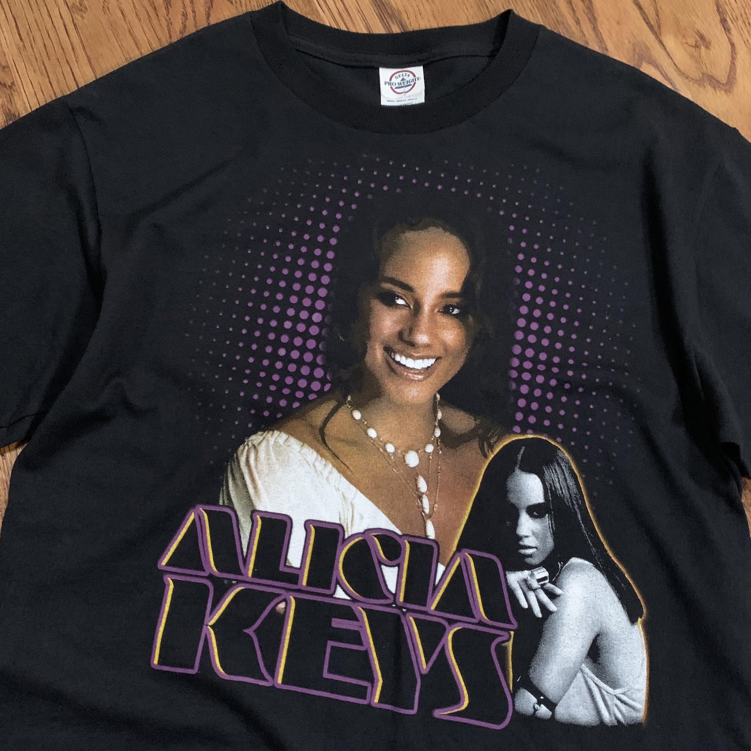 Alicia Keys Black T Shirt (Size M) — RootsBK